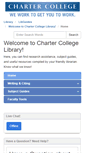 Mobile Screenshot of libguides.chartercollege.edu