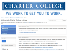 Tablet Screenshot of libguides.chartercollege.edu